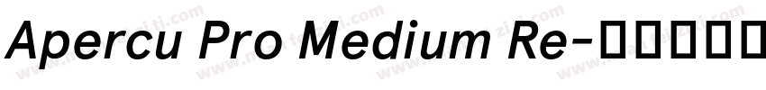 Apercu Pro Medium Re字体转换